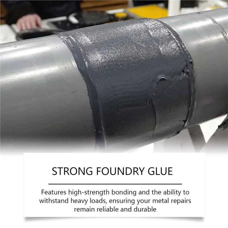 2 Pack Strong Foundry Glue, High Temperature Resistant Casting Metal Repair Glue