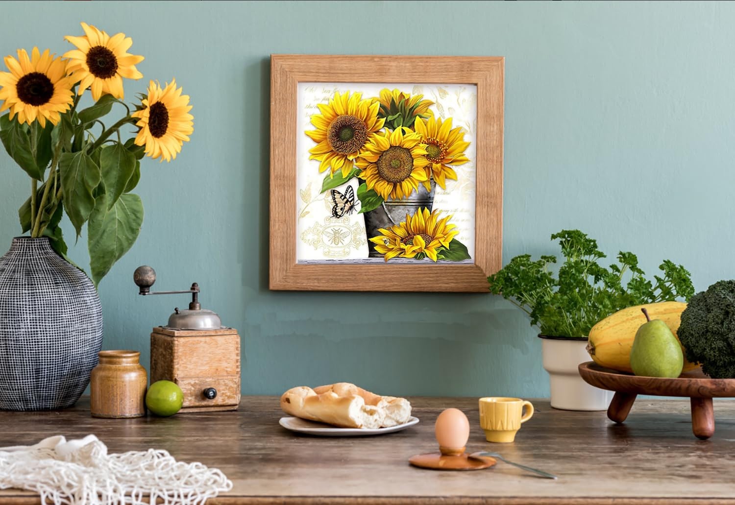 Sunflower * Aromatic Diamond Painting Kit 12 Inch 5D DIY Craft Wall Decor