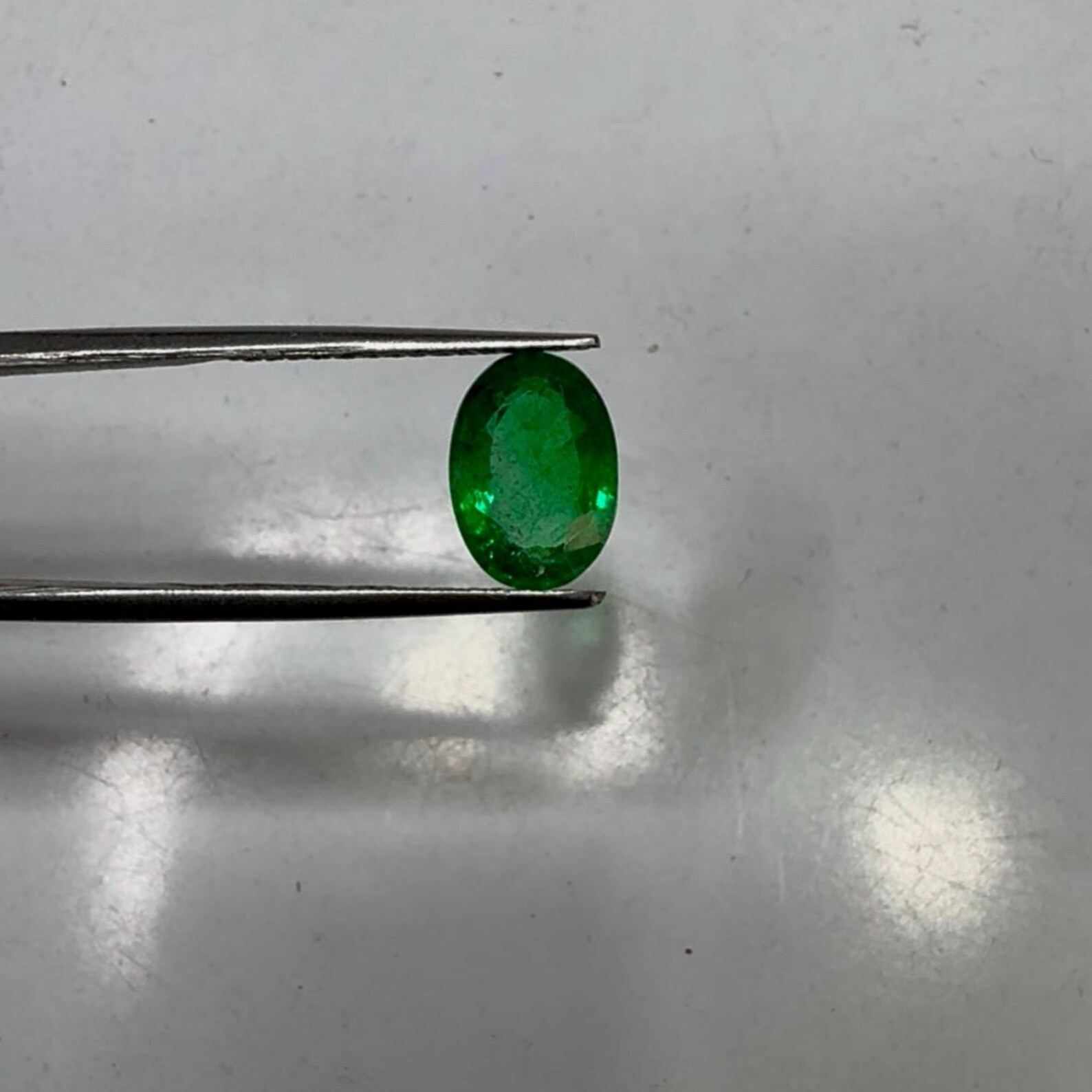 Natural Zambia Emerald 1.36 Cts Oval Cut 8X6 MM Loose Gemstone For Jewelry