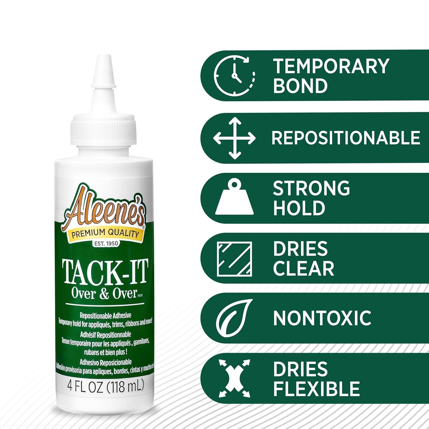 Versatile 4 oz Liquid Glue for Crafting – Repositionable & Removable Adhesive