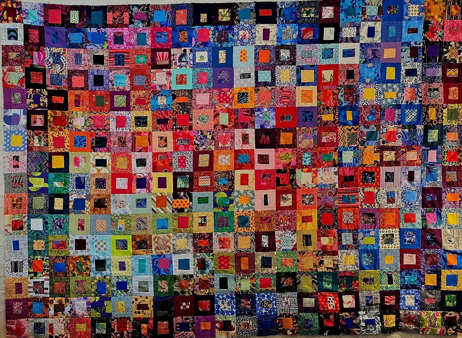 Handmade 100% Cotton Patchwork Quilt King Size