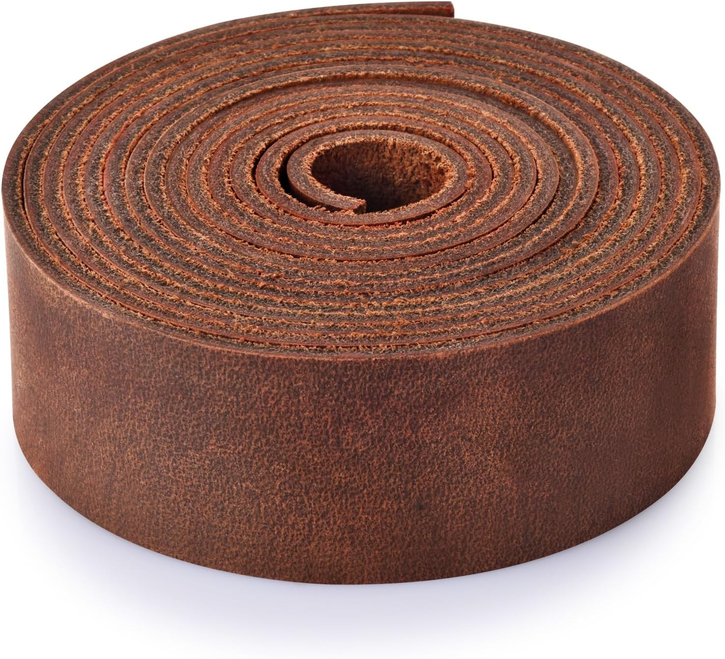 1 Inch Wide Leather Strap 72 Inch Long, 2mm Thick Full Grain Oil Tan Leather Str