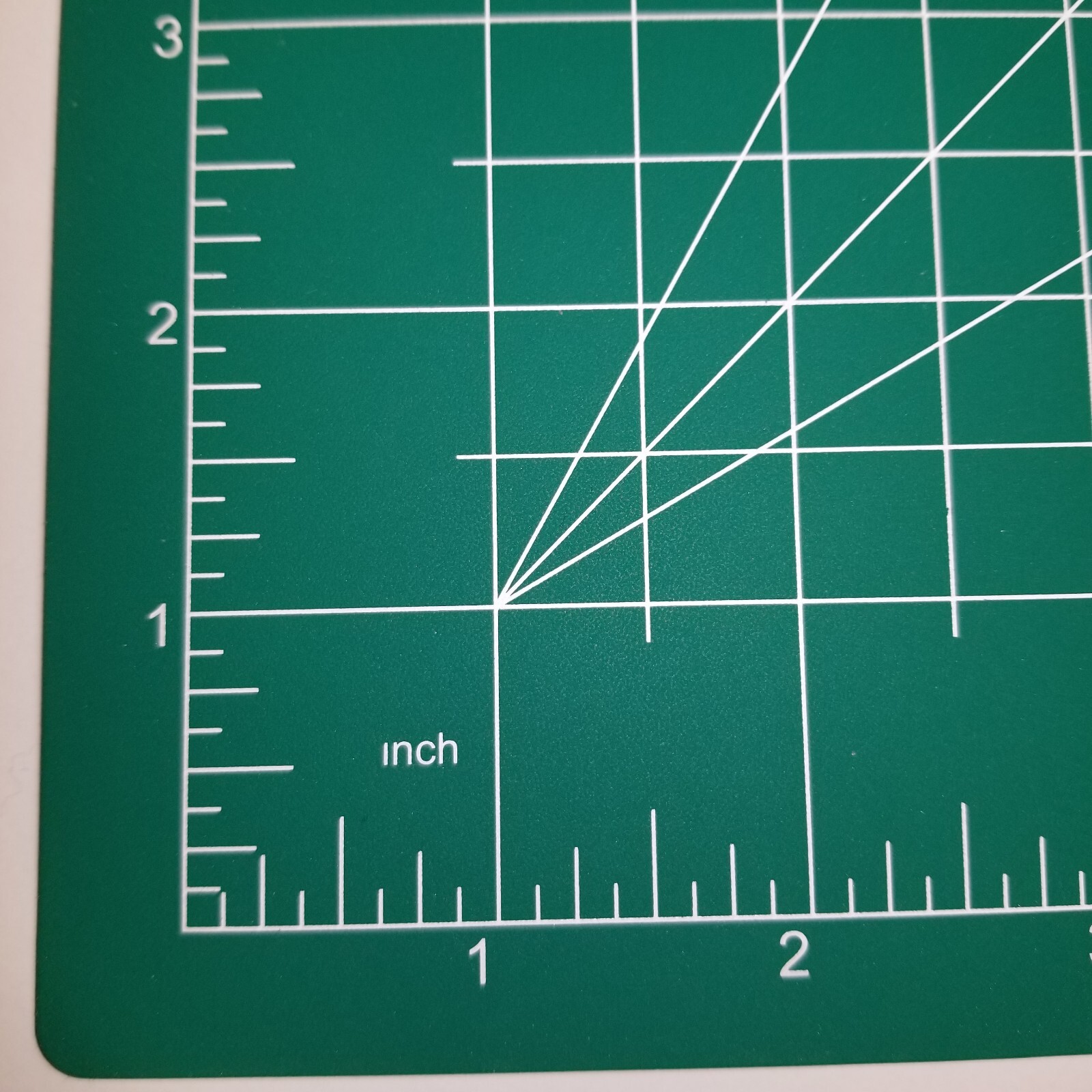 Cutting Mat 8″ X 6″, 30-60-90 Degrees, Green New