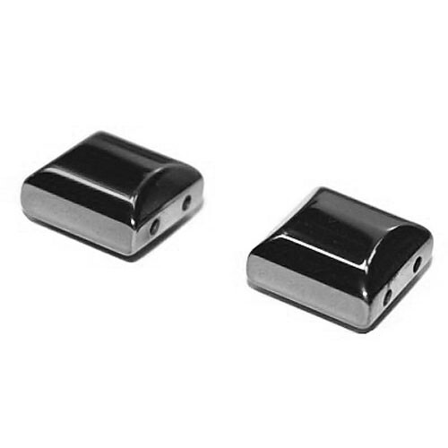 AAA HEMATITE Jewelry Beads 10MM SQUARE 2 HOLE SPACER For Bracelet 10X10MM 50 Pcs