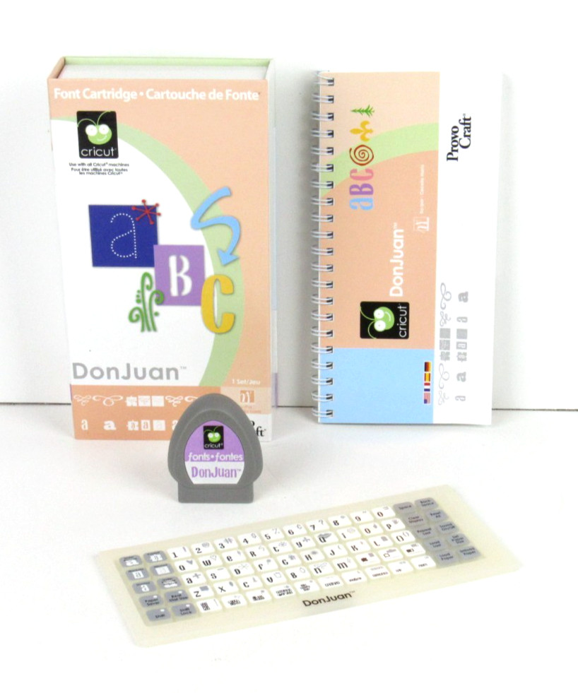 Cricut Don Juan Cartridge Provo Craft Unknown Link Status Used