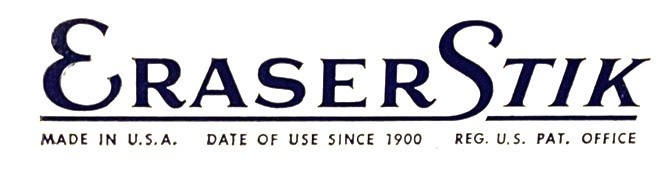 New Old Stock 1 Dozen A.W.FABER-CASTELL 7099B Wood Brush End EraserStick U.S.A