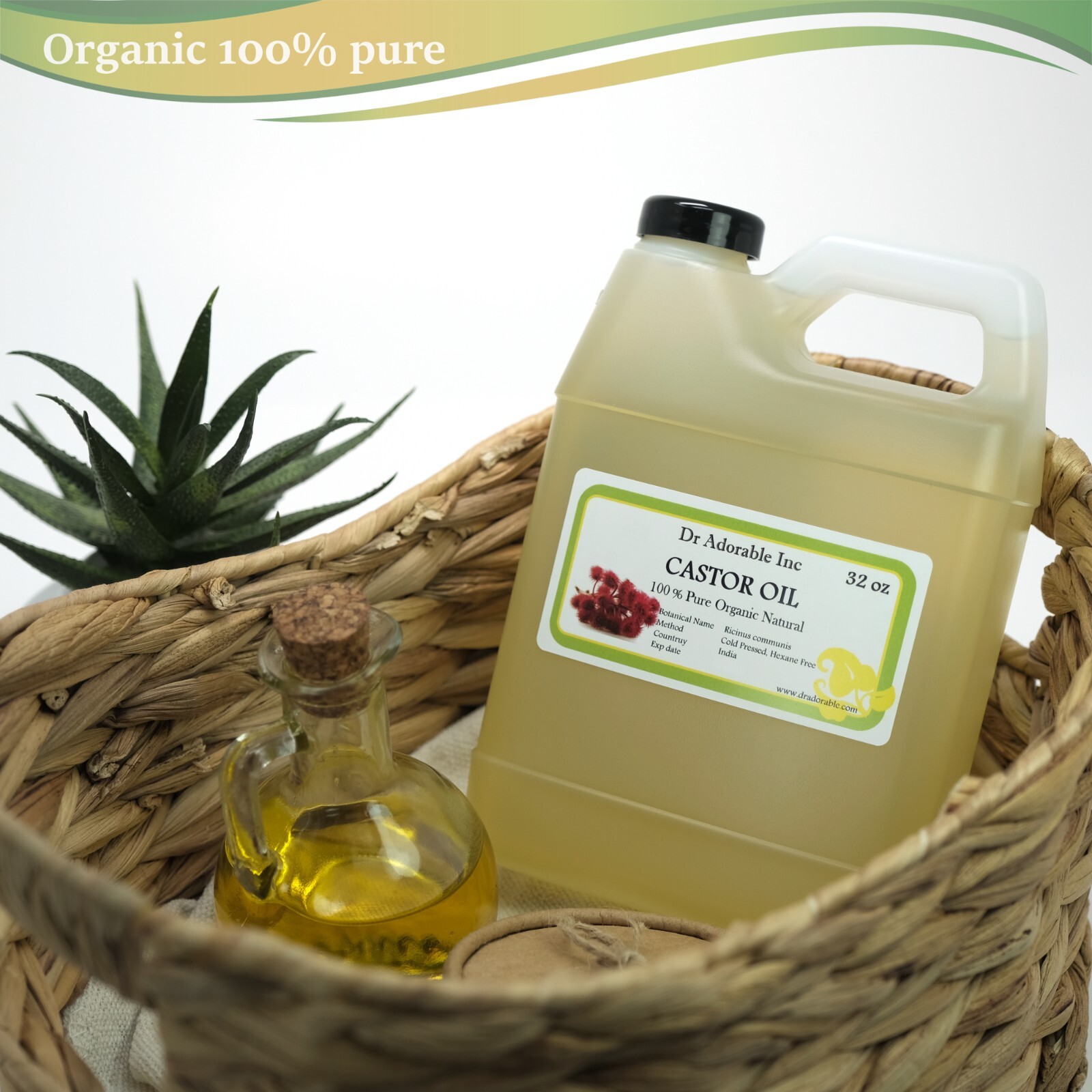 32 oz Premium Castor Oil Pure Cold Pressed Guaranteed Best Quality Super Potent