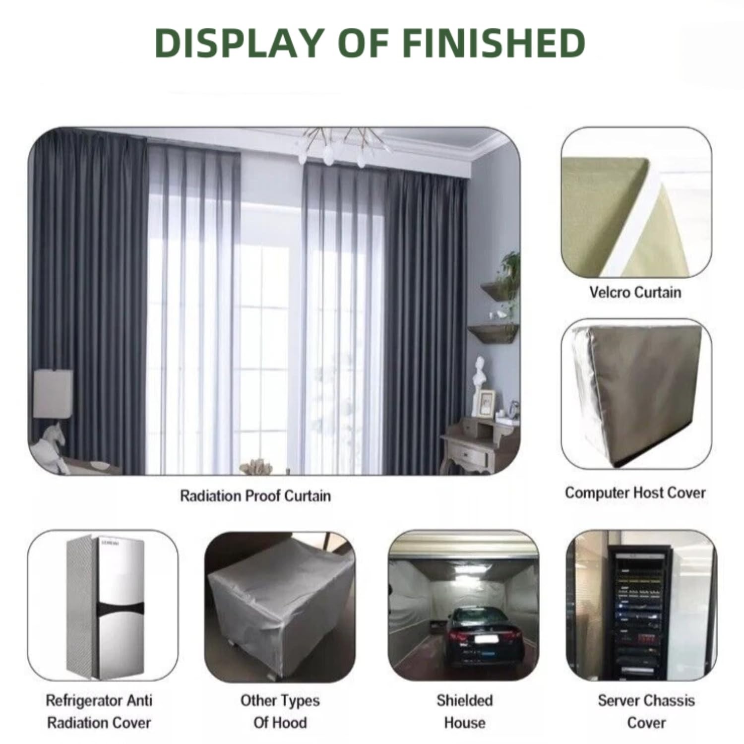 Versatile 39″x43″ Copper-Nickel Faraday Fabric for Signal Reduction & Crafting