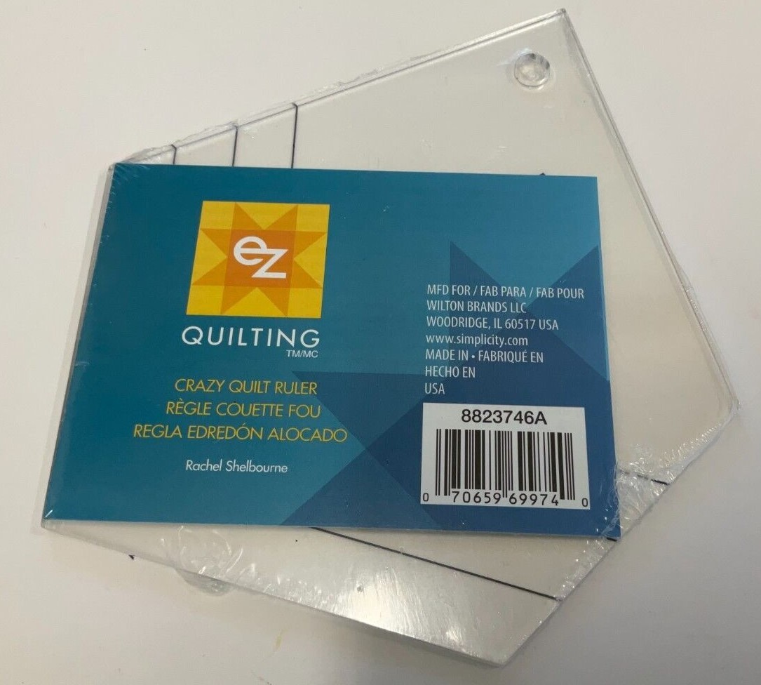 EZ QUILTING #8823746A CRAZY QUILT RULER