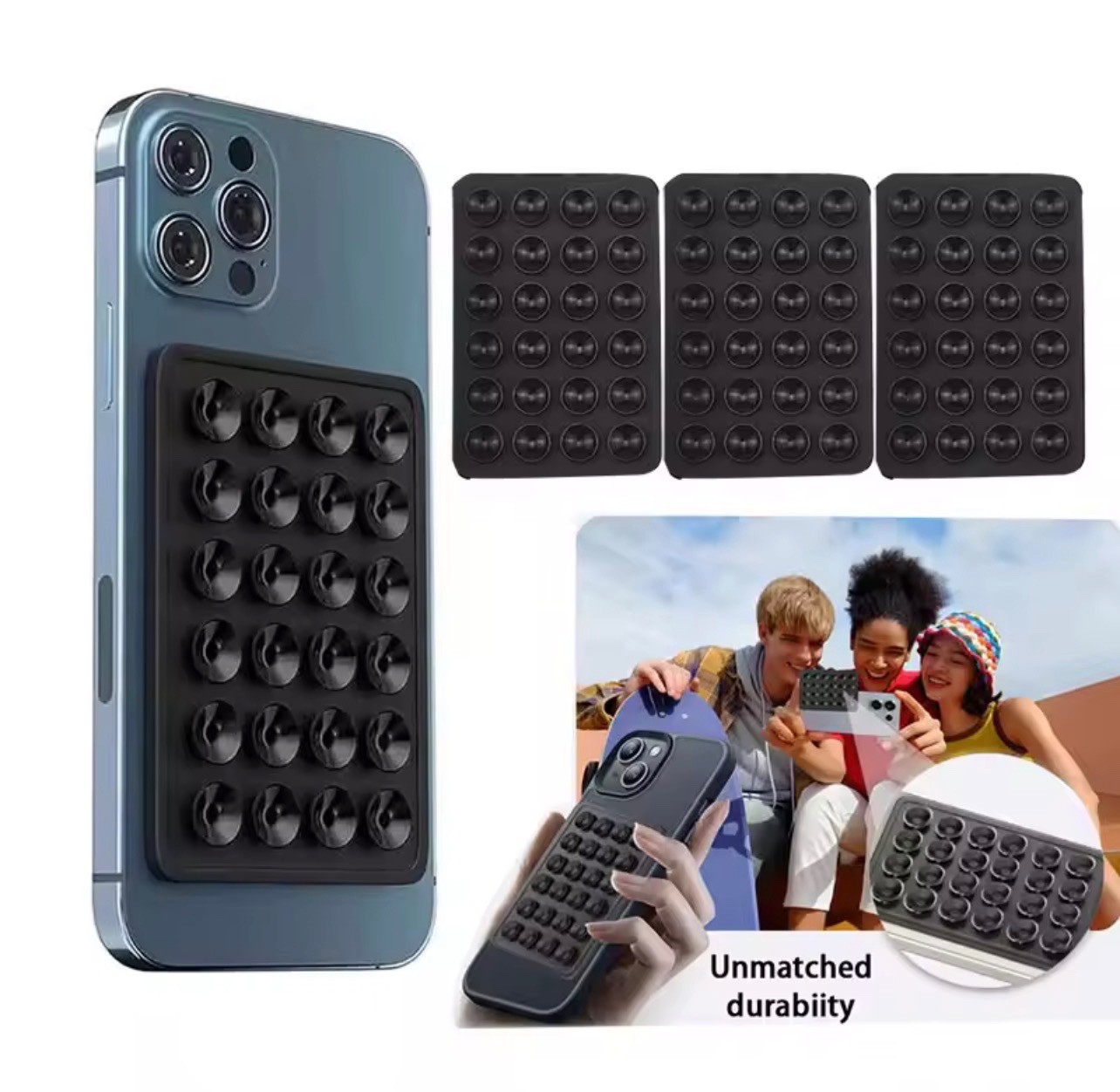 Silicone Suction Phone Case Adhesive Mount
