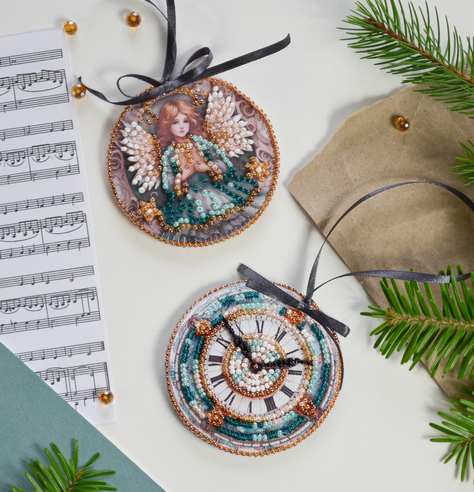 Abris Art Bead Embroidery Kit Decoration – The spirit of the holiday ABT-032