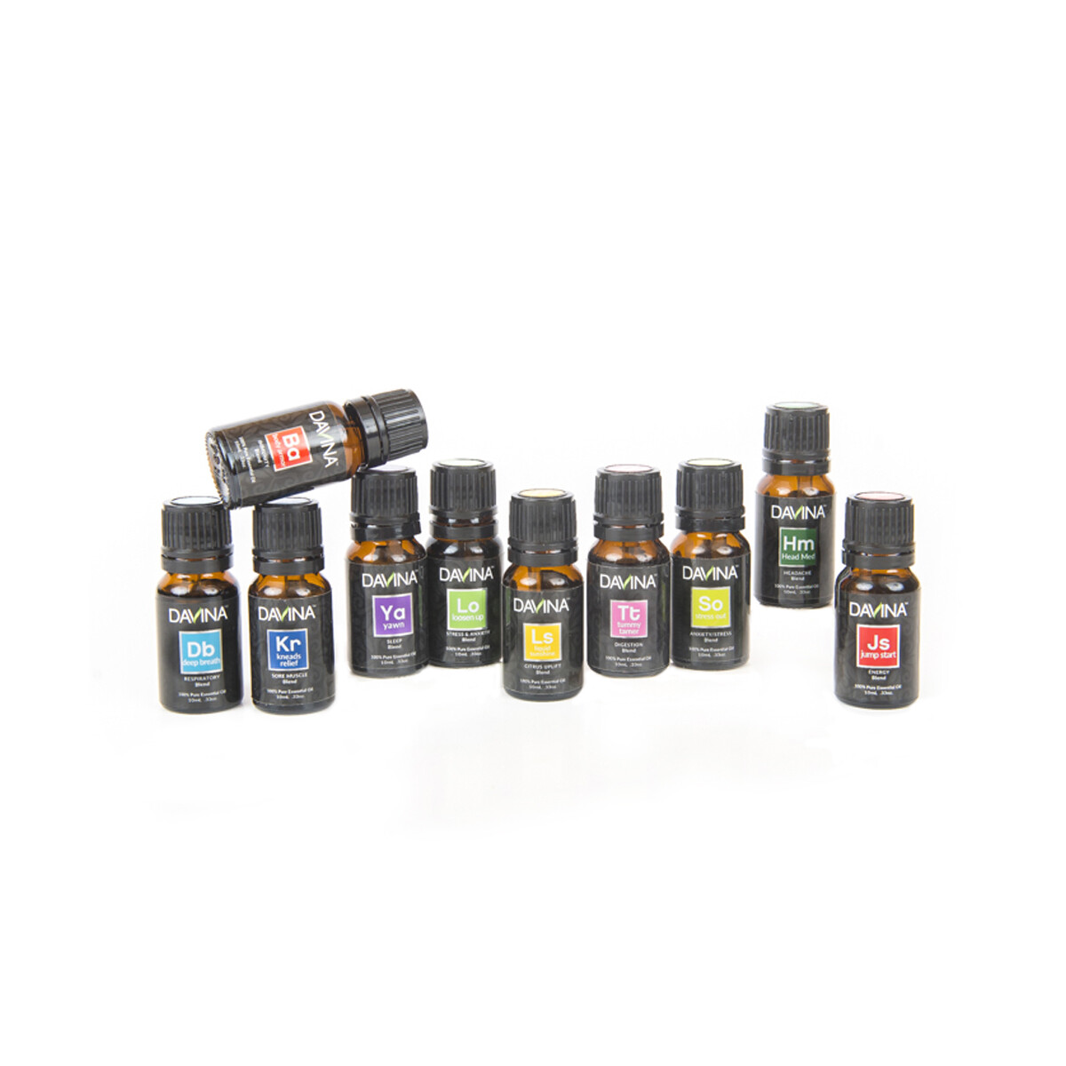 100% Pure Therapeutic Grade Essential Oil Singles by Davina Wellness