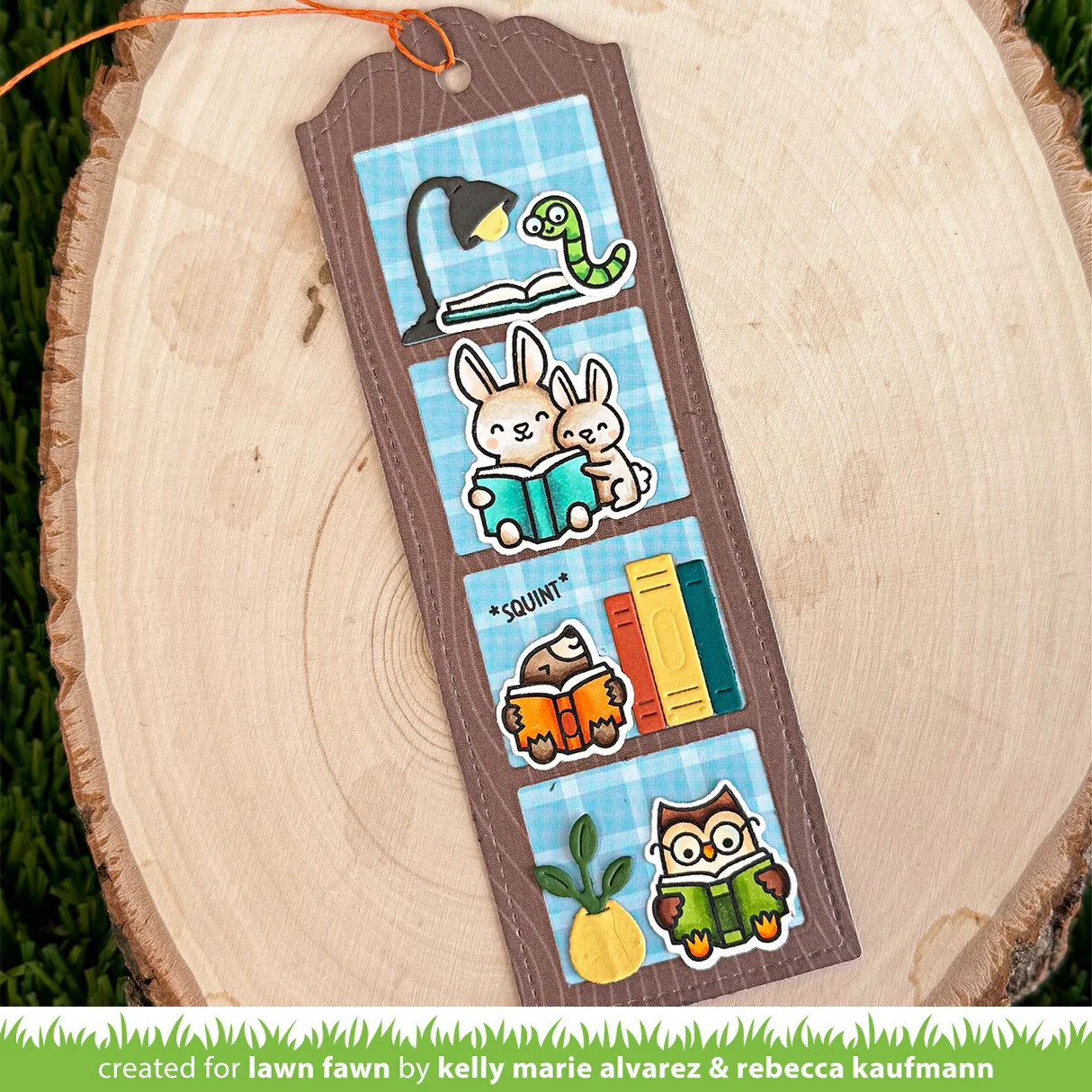 Lawn Fawn “STITCHED BOOKMARK” Lawn Cuts Steel Dies 2024