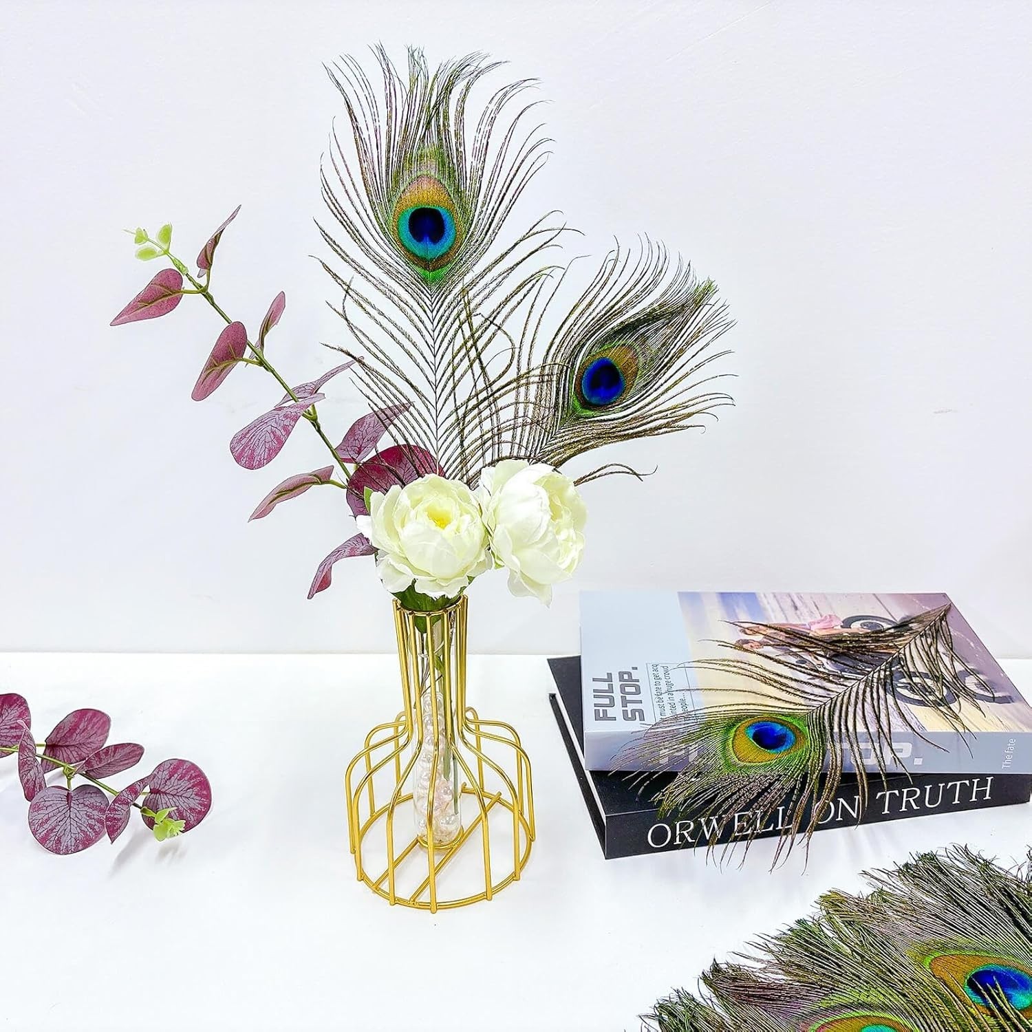 Cruelty-Free 10-12 Inch Feathers Pack – Perfect for Wedding & Christmas Decor