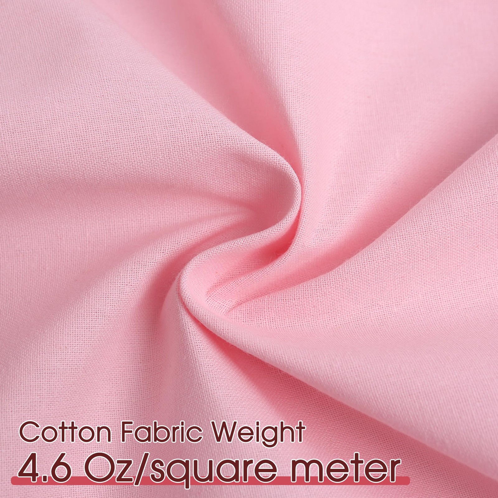 Candy Pink Cotton Poplin Fabric Sewing Quilting Apparel 59in Wide 1 Yard