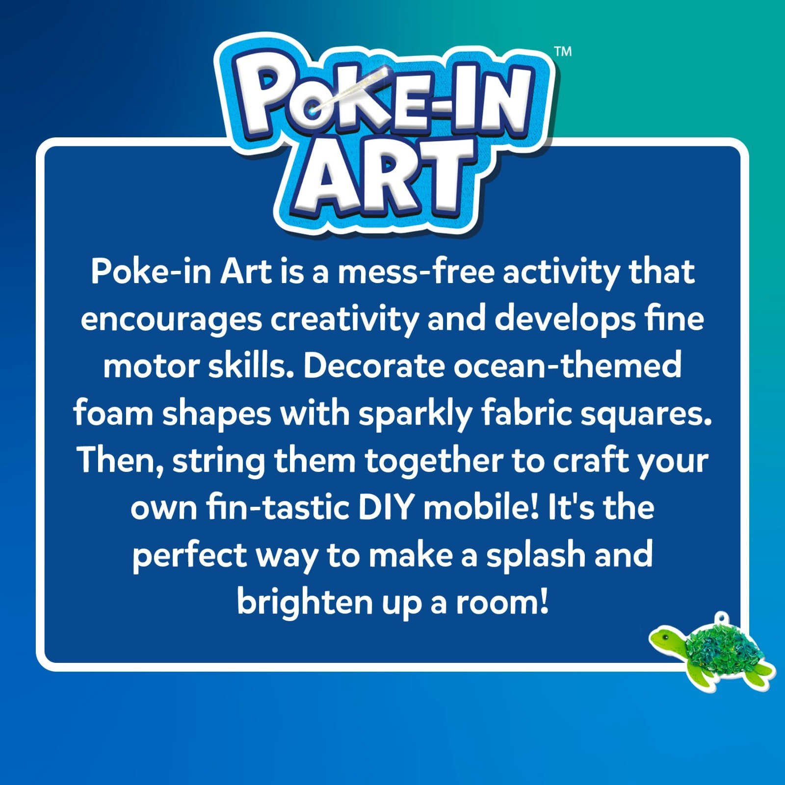 Underwater Animals Wood Craft Kit – DIY Art for Kids, Screen-Free Fun, Ages 4-9