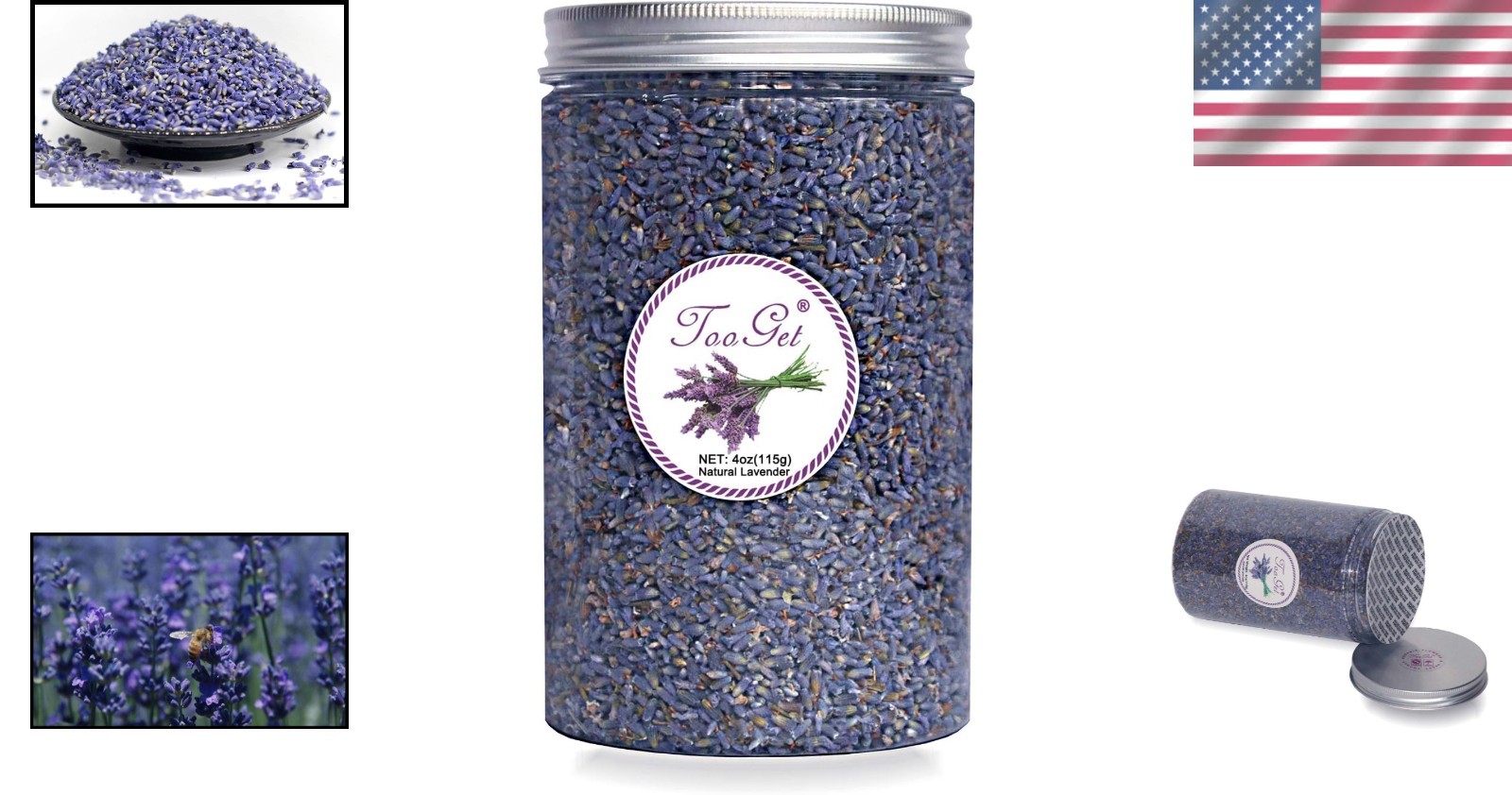 Lavender Flowers Dried Culinary Lavender Buds Food Grade 4 OZ Buy Now