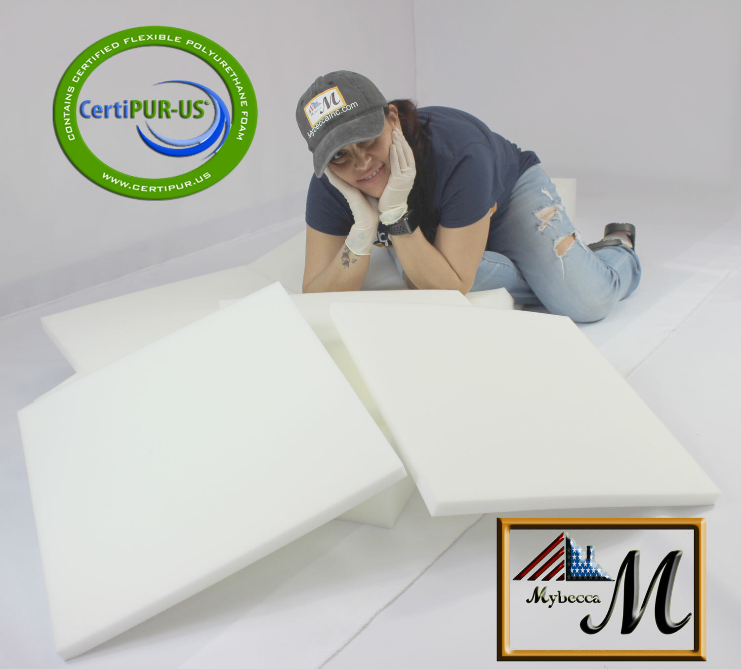 High Density Upholstery Seat Foam Cushion Replacement Per Sheet Standard Sizes