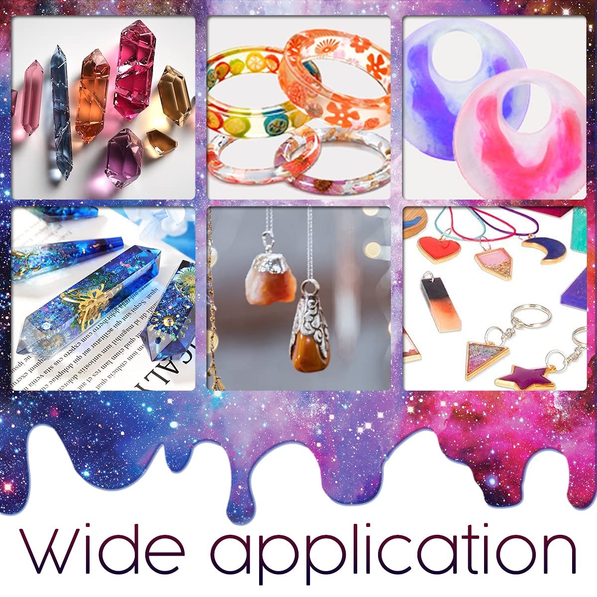 UV Resin Jewelry Making Kit with Silicone Molds UV Light,DIY Kits Jewelry Bra…