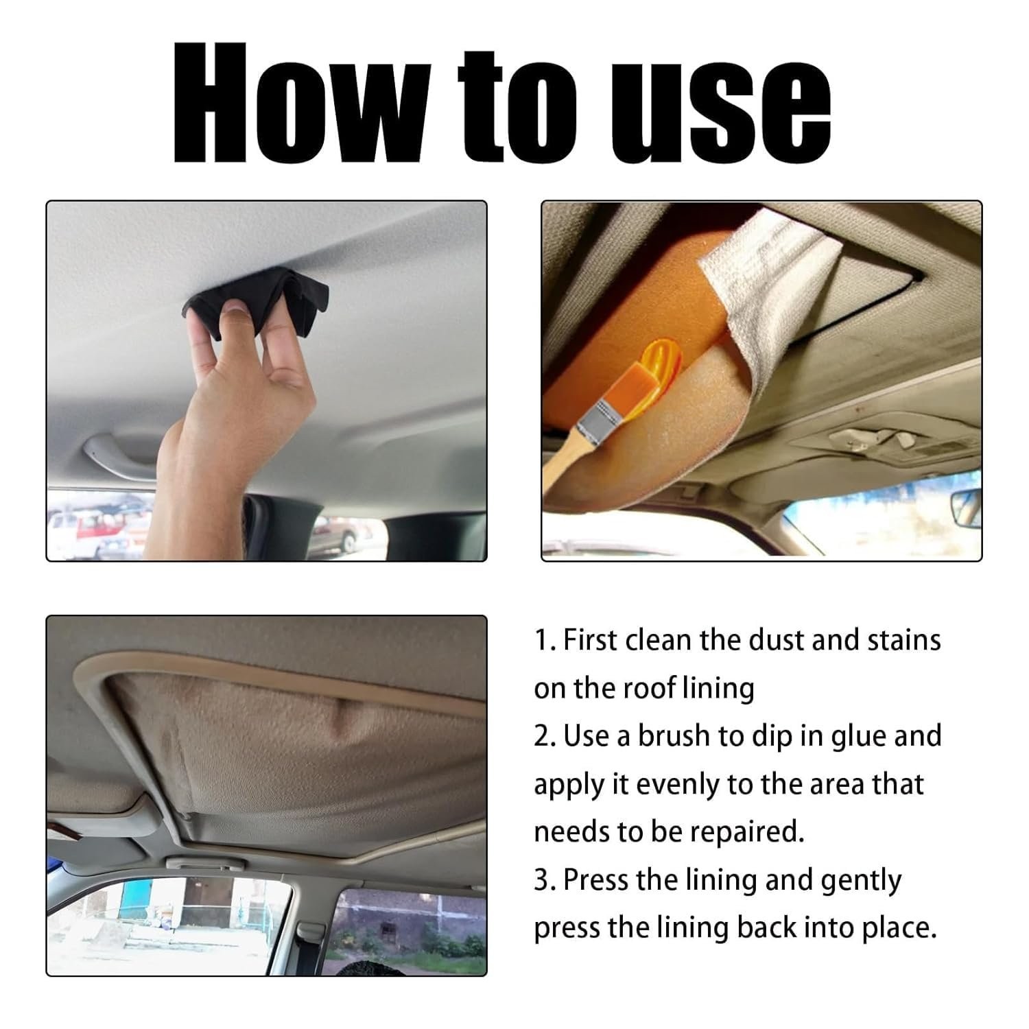 Quick Repair Glue for Automotive Interiors Waterproof High Viscosity 100ml