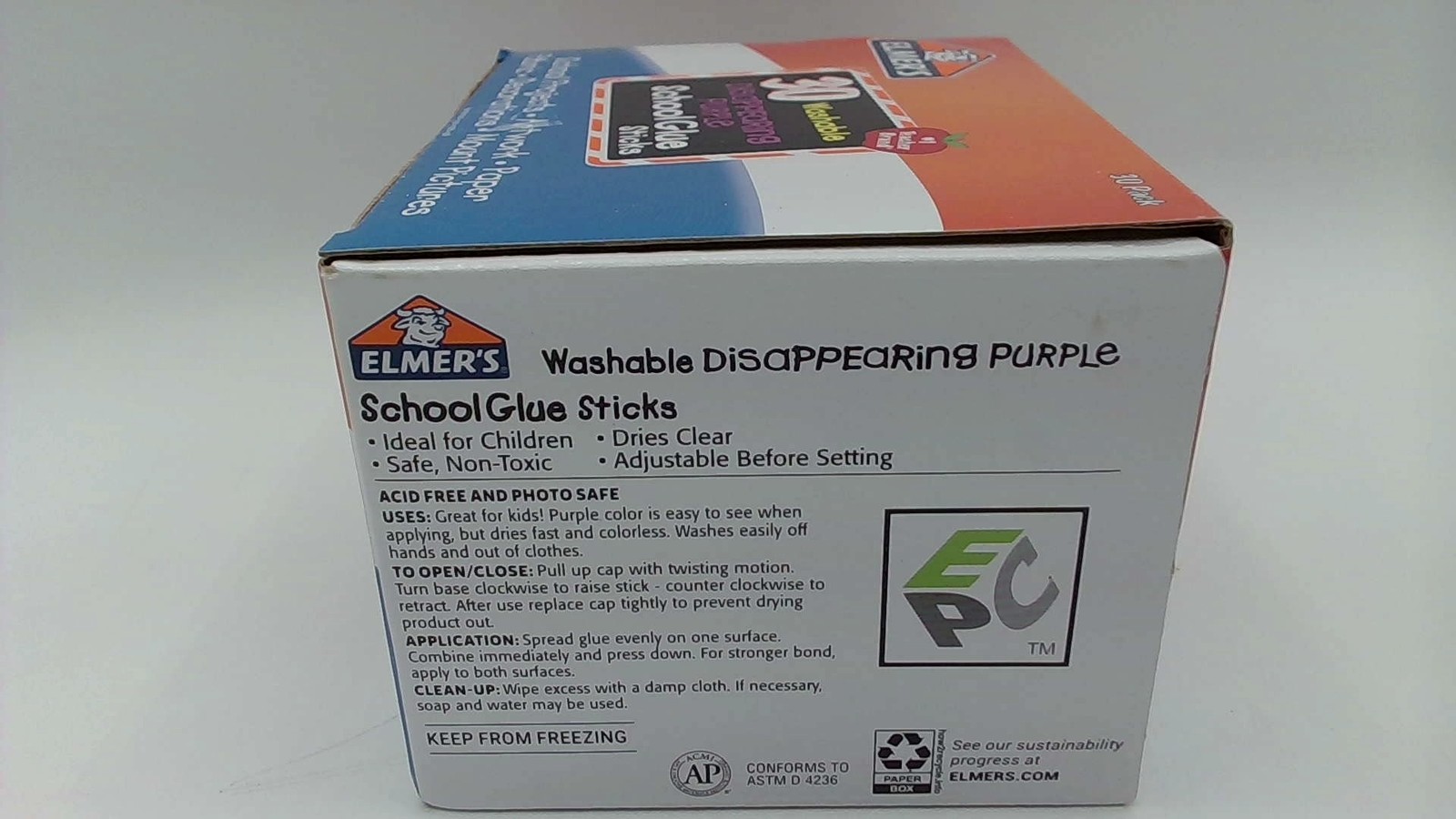 Elmer’s Clear School Glue Sticks, Washable, 7 Grams