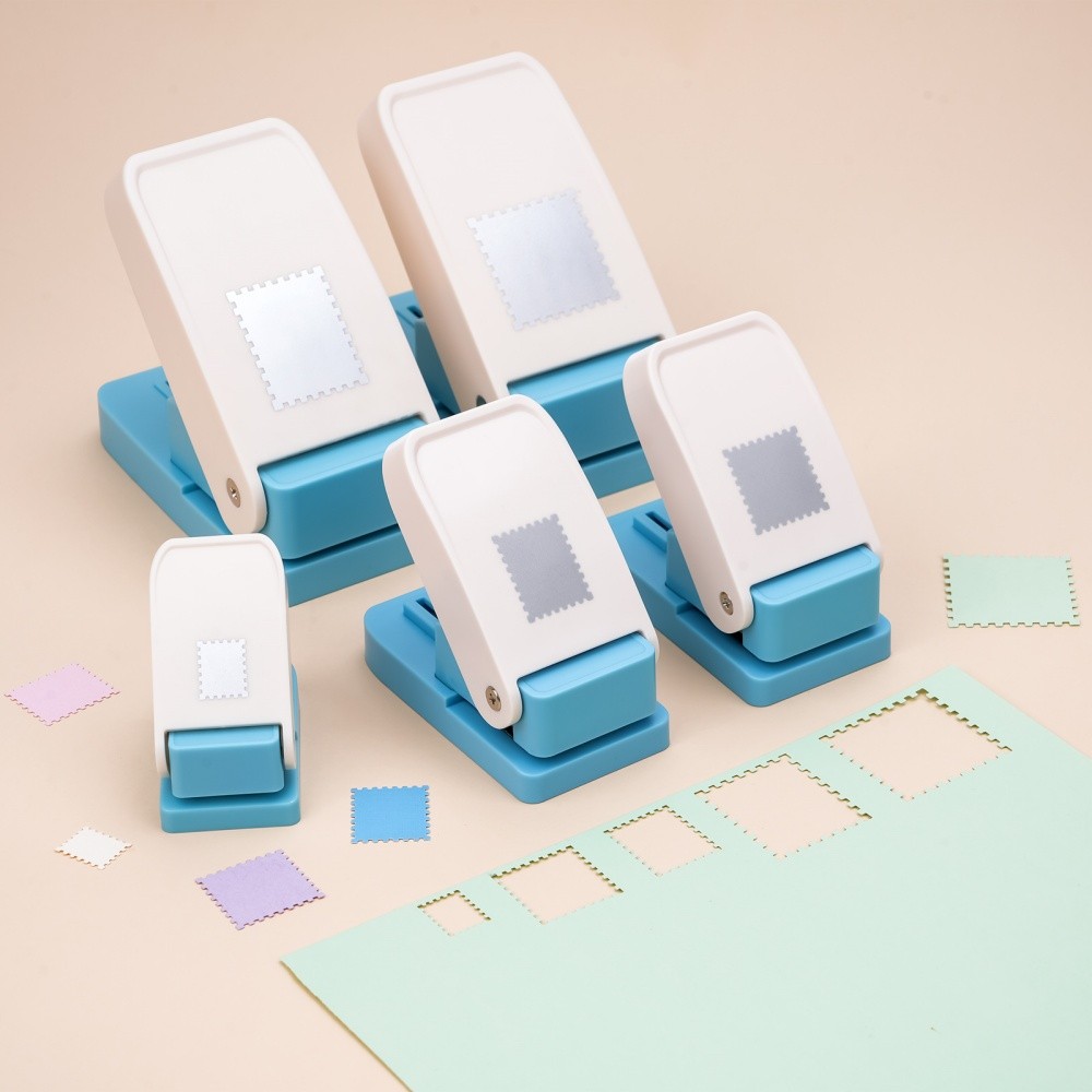 Postage Stamp Punch Available in various sizes for Paper Crafting Scrapbooking