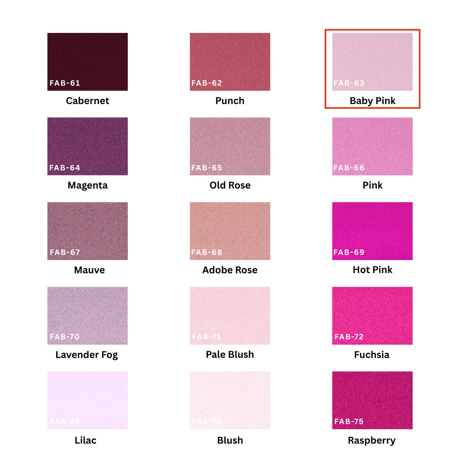 Baby Pink 100% Pure Mulberry Silk Fabric by the Yard