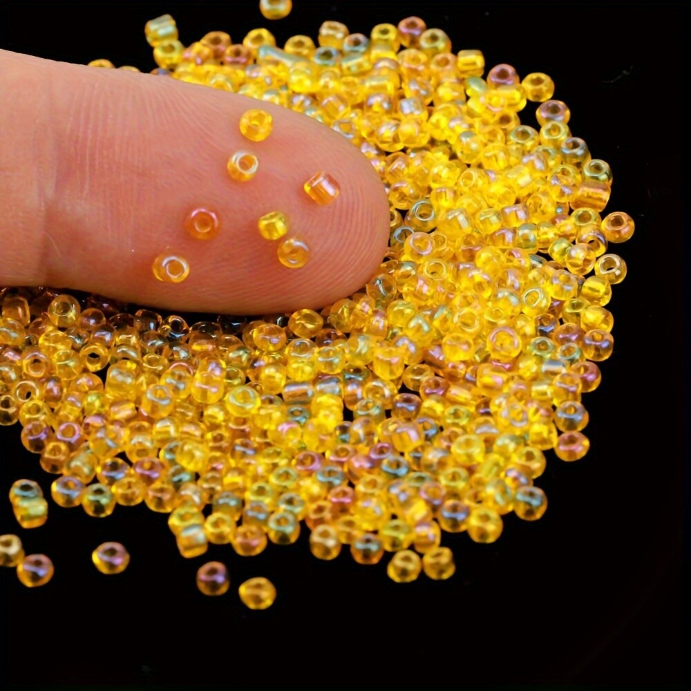 20 color 2mm Cezch 1000pcs Clear AB Colorful Glass Beads Loose Seedbeads for diy