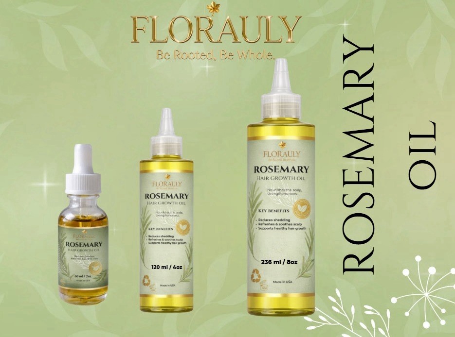 Rosemary Hair Growth Oil 4oz | Natural Scalp Oil for Thicker, Stronger Hair By s