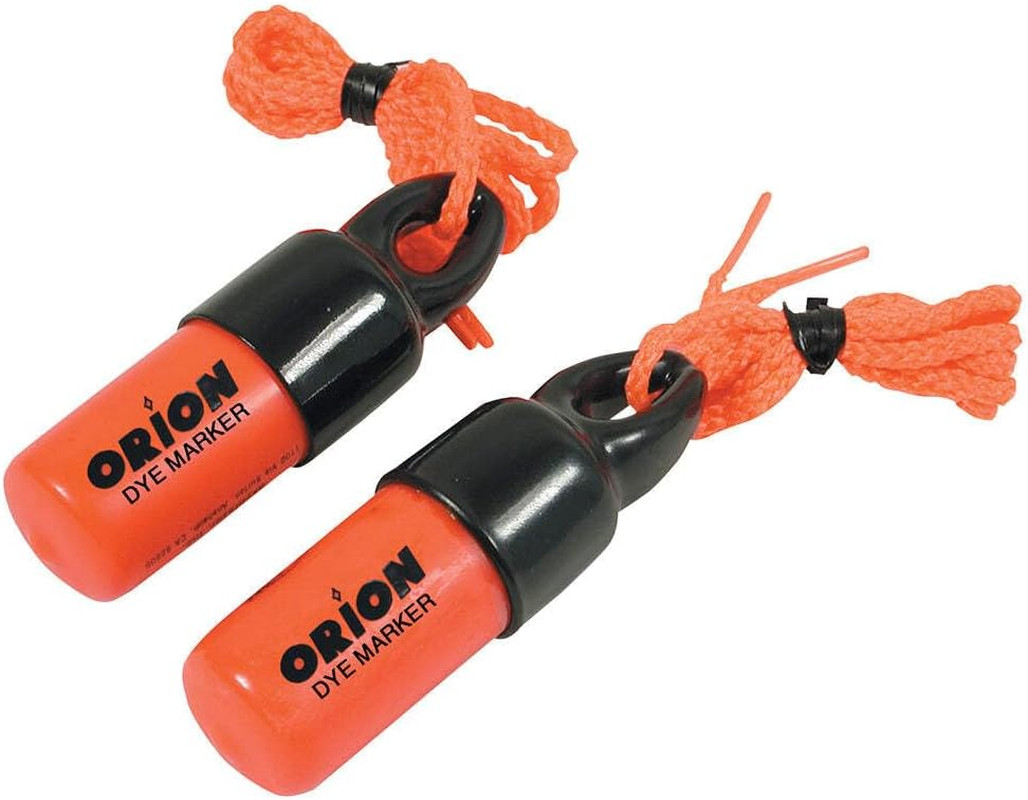 Fluorescent Dye Marker 2‑Pack, High‑Visibility, Marine Safety Gear (2-1Oz)