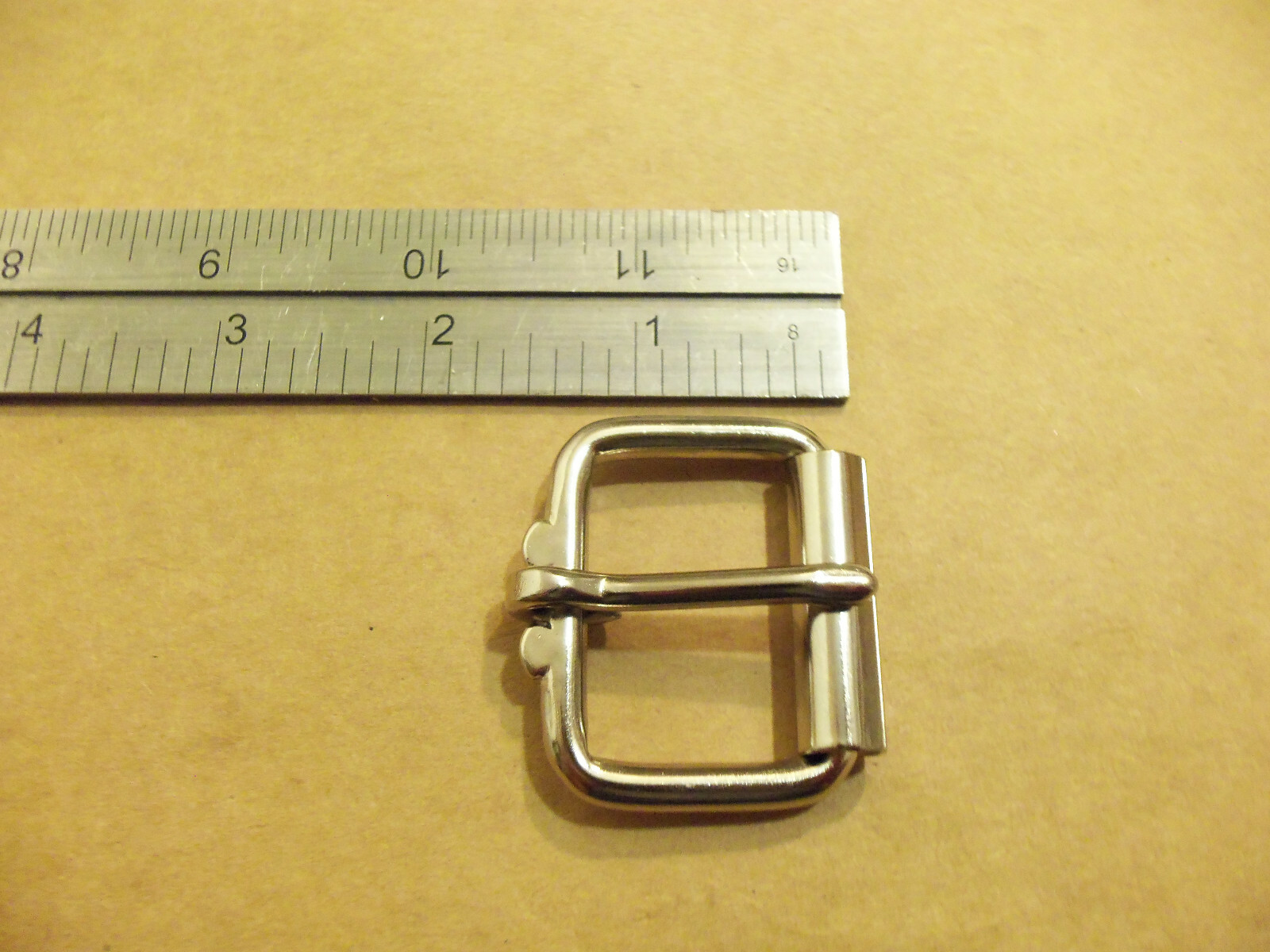 1 1/4″ Nickel Plated / Steel Heavy Duty Roller Buckle (Pack Of 10)