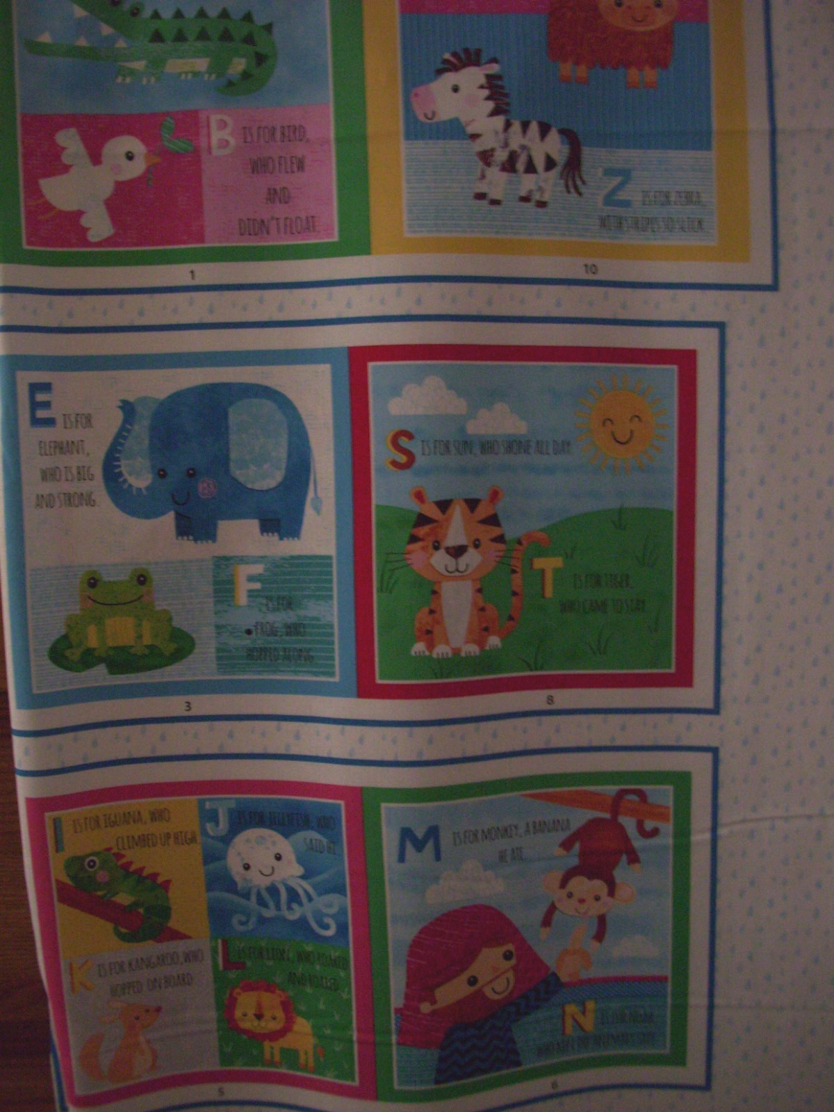 100% cotton cut & sew soft book panels