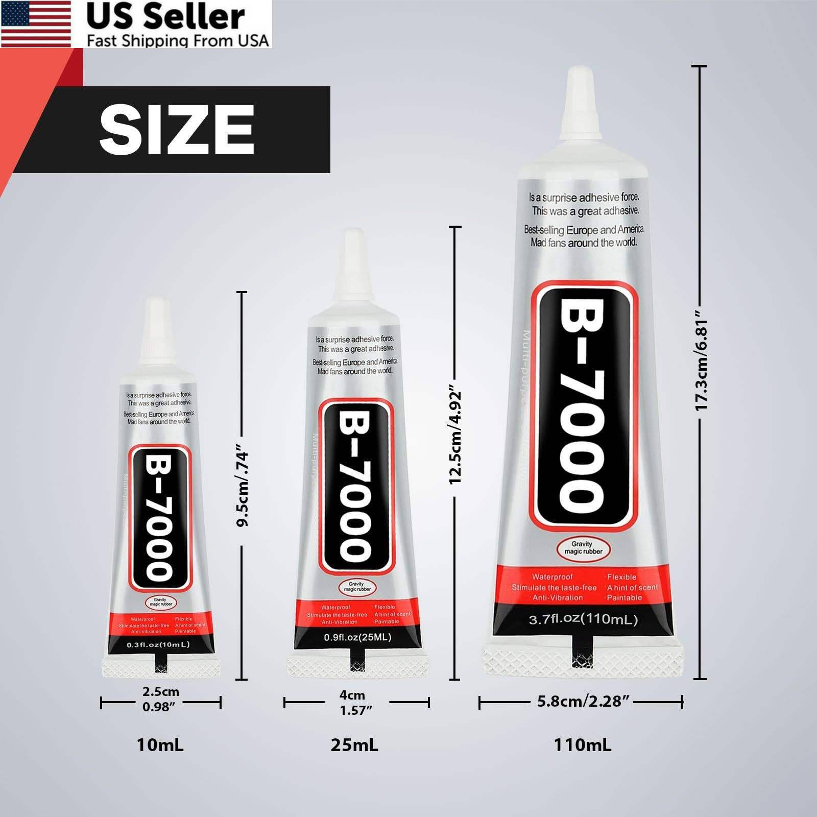 Jewelry Glue for Metal and Stone: 2PCS 10ML 0.3fl.oz Bead 2pcs 10ml/0.3fl.oz