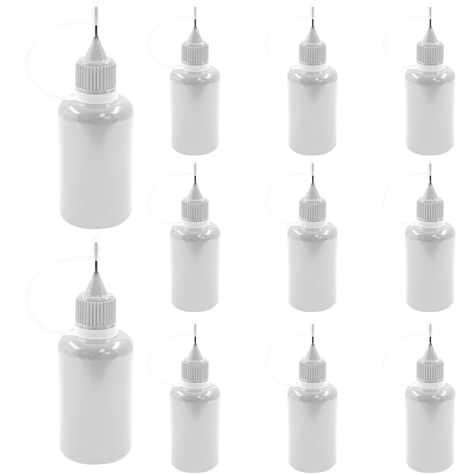 Hordion 12Pcs 1 Oz/ 30ml Transparent Precision Tip 30ml,