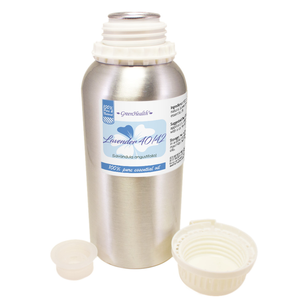 16 fl oz Lavender 40/42 Essential Oil (100% Pure & Natural) in Aluminum Bottle