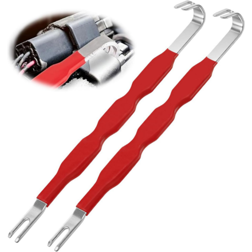 2 PCS Automotive Electrical Terminal Connector Separator Removal Tool Remover+-/