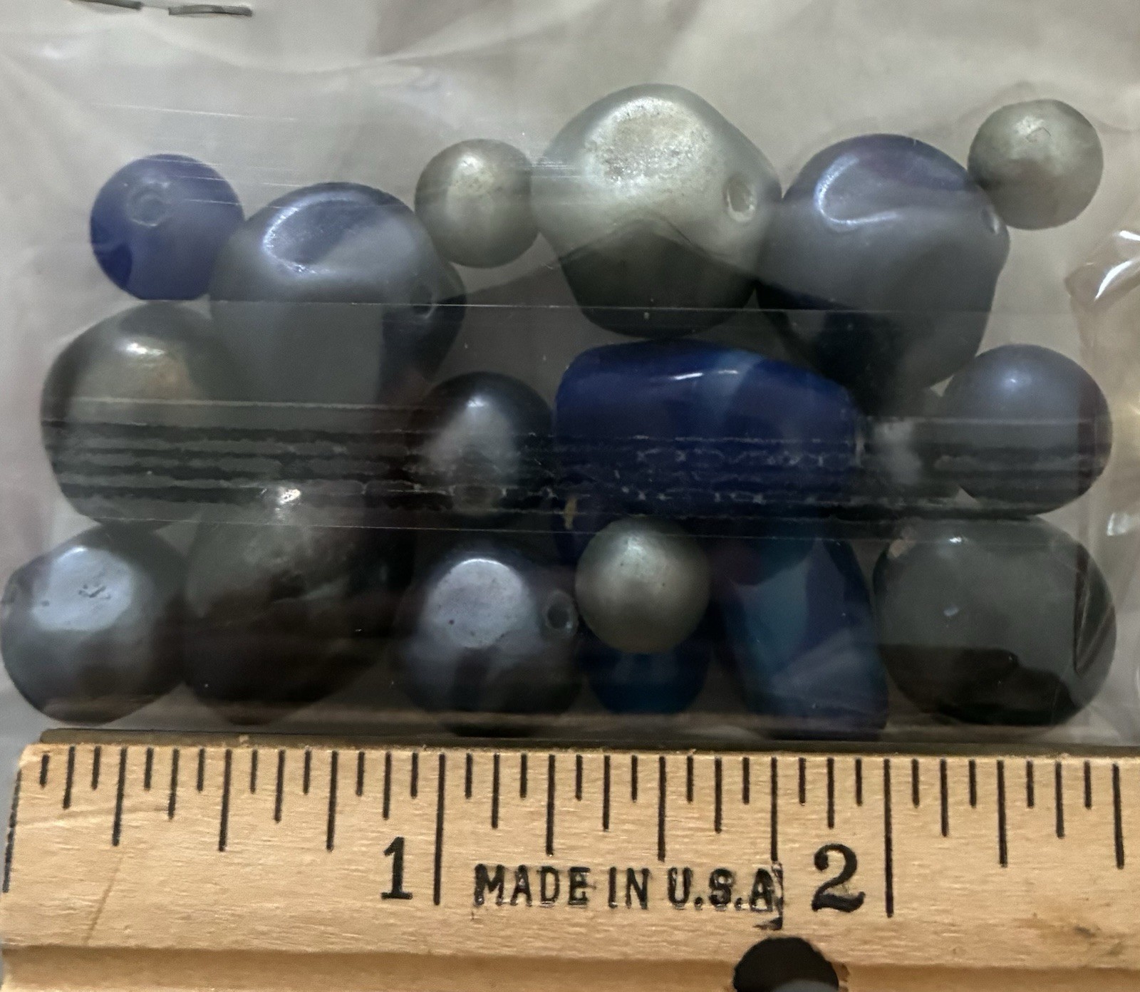 Craft Beads Lot Mixed Materials Salvage Jewelry Making Assorted VTG To Modern
