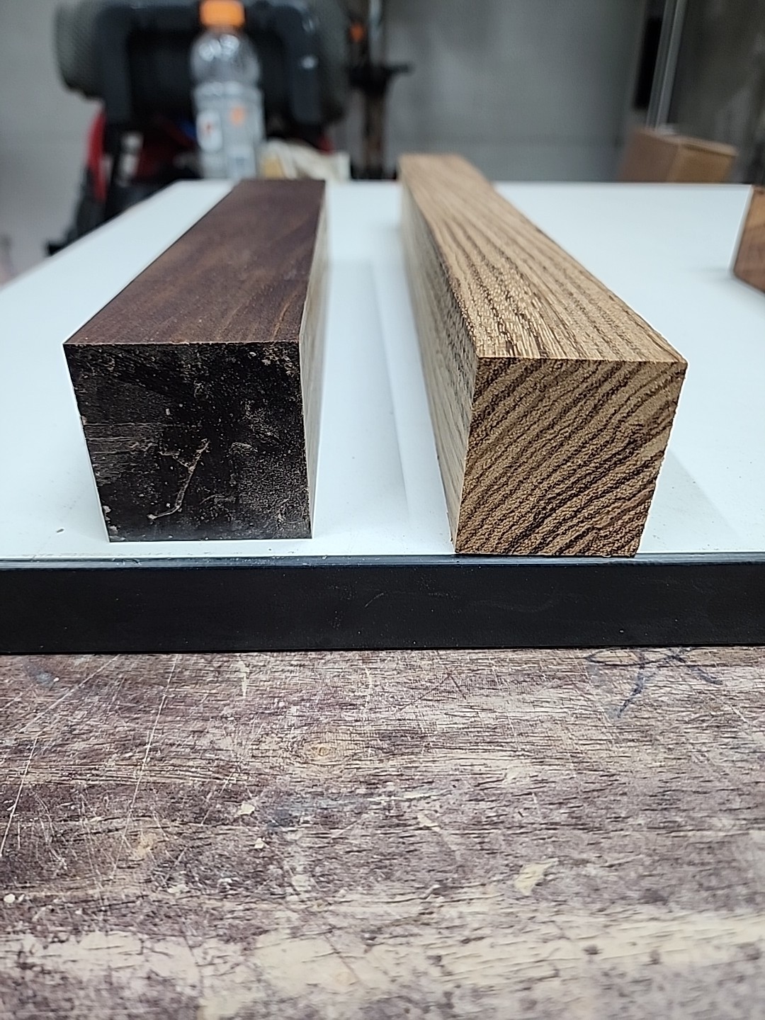 2 Pack Zebrawood 1-3/4″x2″x18-1/4″ And Cocobolo 2″x2″x12-1/8″