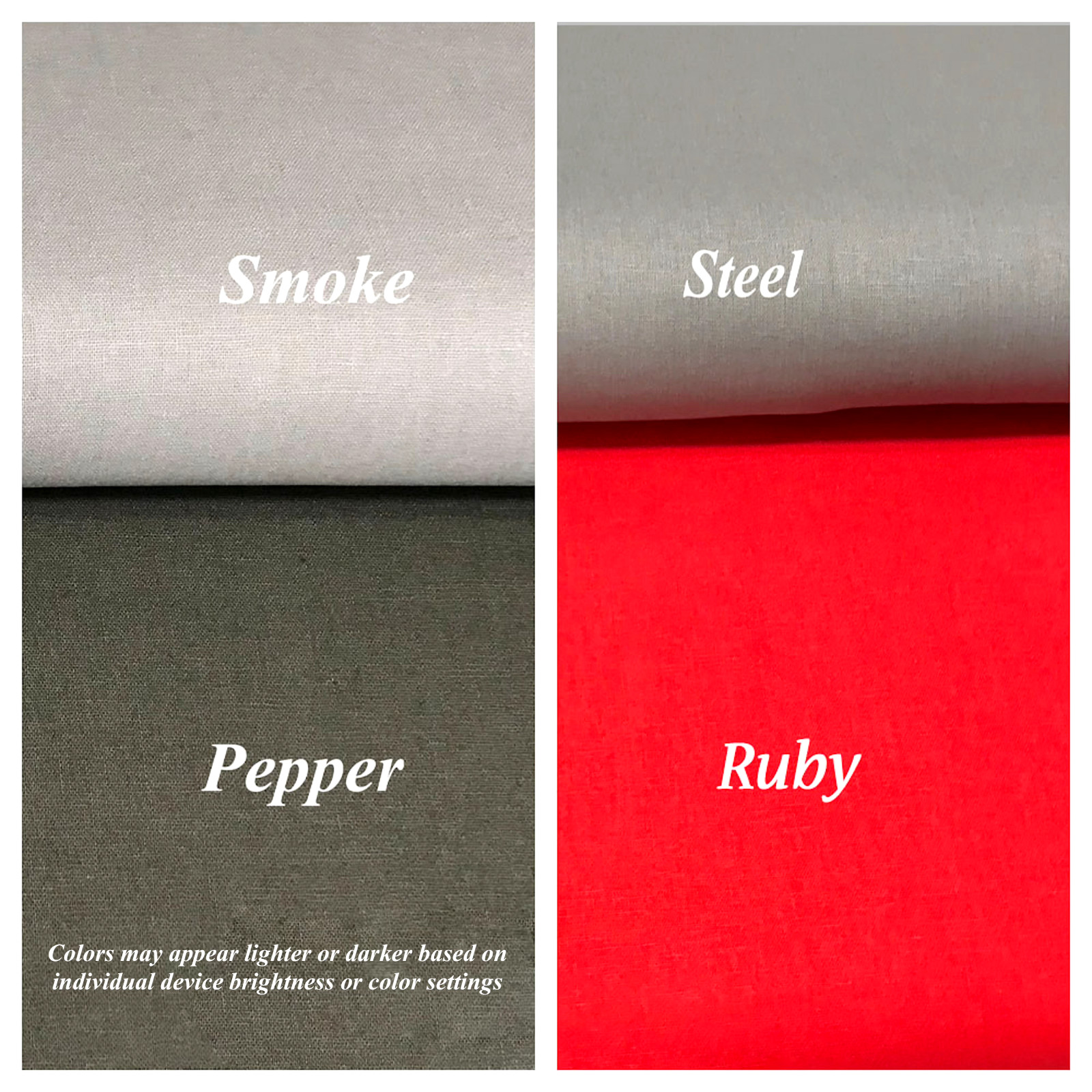 Robert Kaufman Essex Fabric 55% Linen 45% Cotton Blend Fabric Solid
