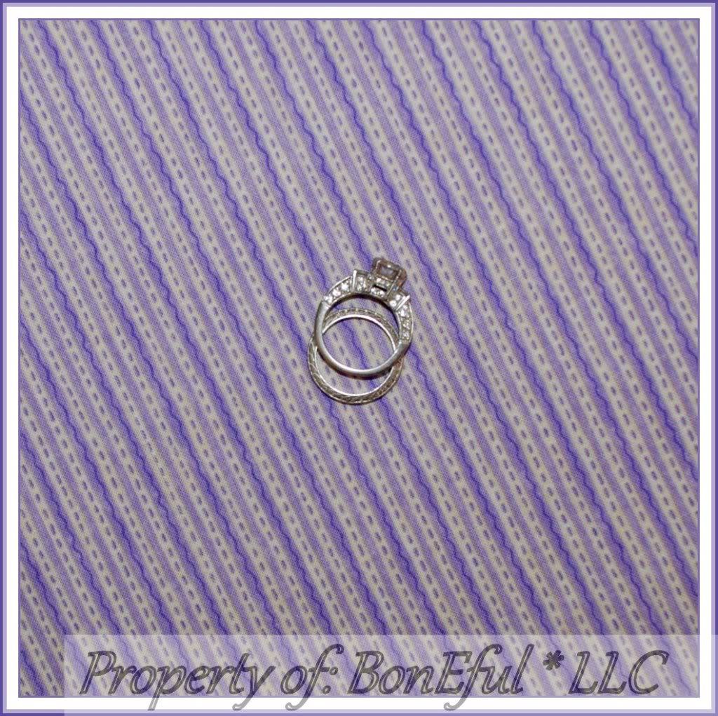 BonEful Fabric FQ Cotton Quilt Purple Pastel Small Little Stripe Princess Calico