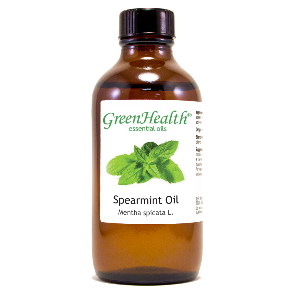 4 fl oz Spearmint Essential Oil (100% Pure & Natural) – GreenHealth