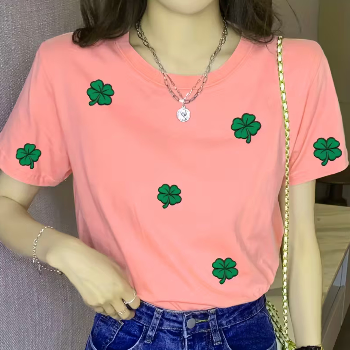 Four Leaf Clover Lucky Irish Embroidered Iron On Patch