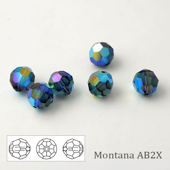Swarovski 5000 8mm Crystal Round Beads Factory Pack – select color/size