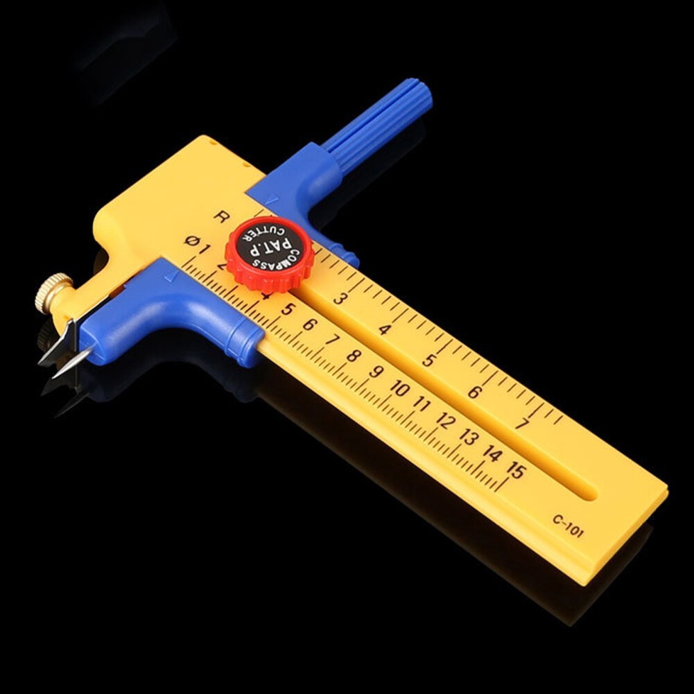 150mm Circle Compass Cutter for Cut Paper Leather Card Art Craft Tool Adjustable