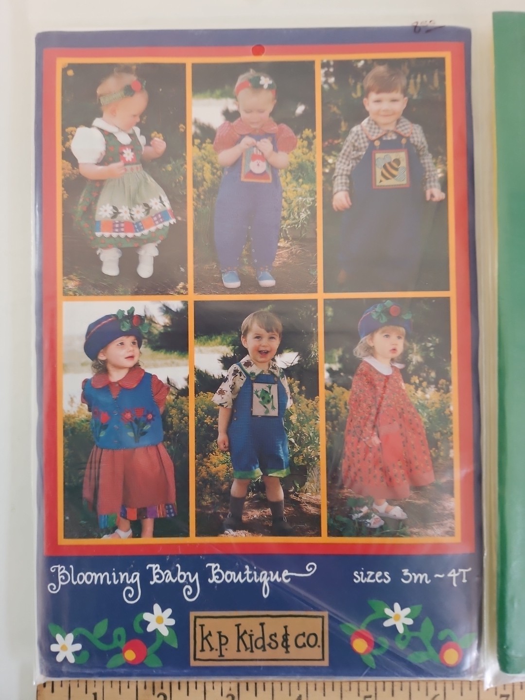 Lot of 2 K.P. KIDS & CO. Infant & Toddler Sewing Patterns Sizes 3 Months to 4T