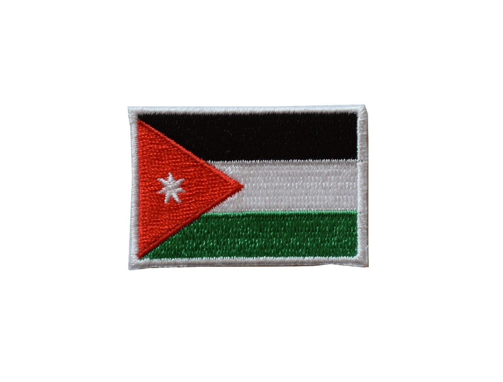 #5124 Jordan Flag Embroidery Iron On Patch-Small 1 7/8″