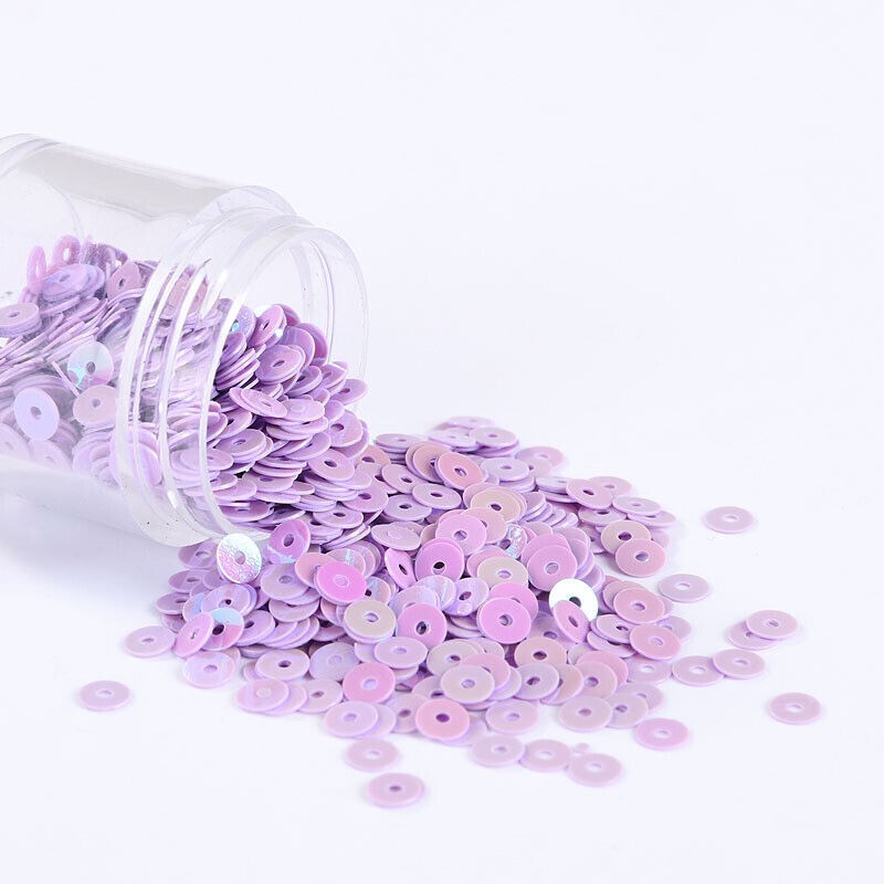 80000pcs 20 Colors Flat Round Sequins Clothing Decoration DIY Sewing Craft 2-6mm