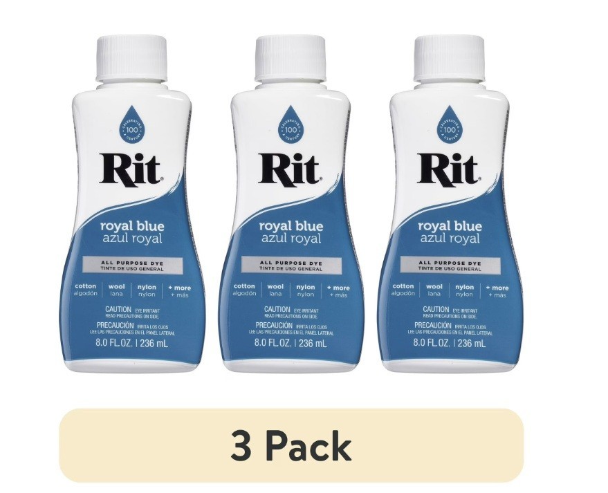 Rit Dye 88150 All Purpose Liquid Dye, , 8 Fl Oz, 3 pack