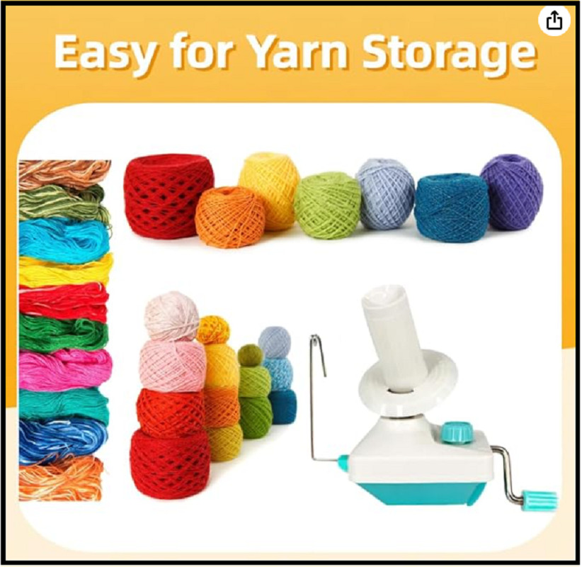 Yarn Ball Winder, Convenient Yarn Winder for Yarn,Yarn Swift and Ball Winder