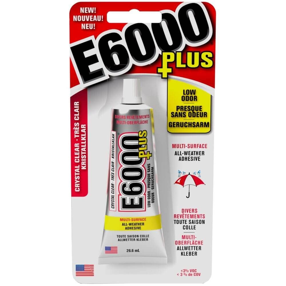 E6000 Eclectic Products inc. Plus Multi-purpose Clear Glue, 26.6ml,